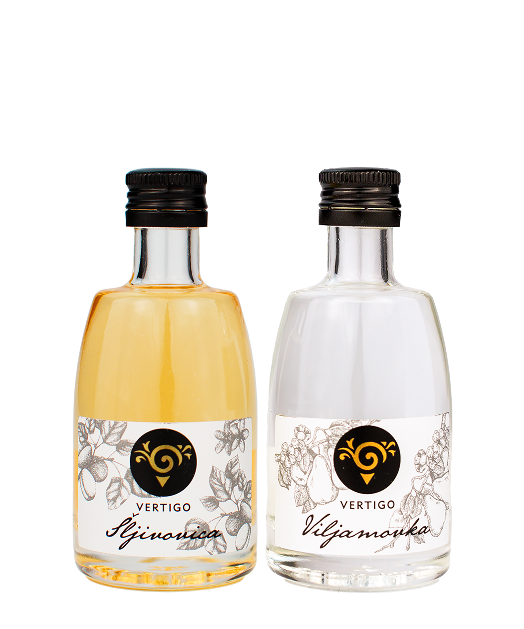 Fruit brandy Šljivovica / Viljamovka 0.05l